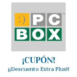 Logo de la tienda PCBox con cupones de descuento