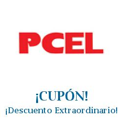 Logo de la tienda PCEL con cupones de descuento