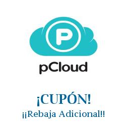 Logo de la tienda pCloud con cupones de descuento