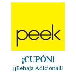 Logo de la tienda Peek con cupones de descuento