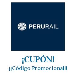 Logo de la tienda PeruRail con cupones de descuento