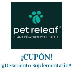 Logo de la tienda Pet Releaf con cupones de descuento