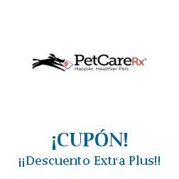 Logo de la tienda PetCareRx con cupones de descuento