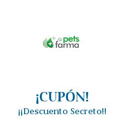 Logo de la tienda Petsfarma con cupones de descuento