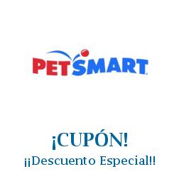 Logo de la tienda PetSmart con cupones de descuento