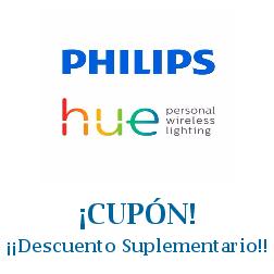 Logo de la tienda Philips Hue con cupones de descuento