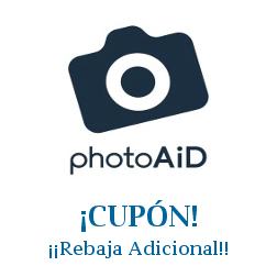 Logo de la tienda PhotoAiD con cupones de descuento