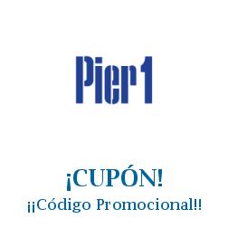 Logo de la tienda Pier 1 con cupones de descuento