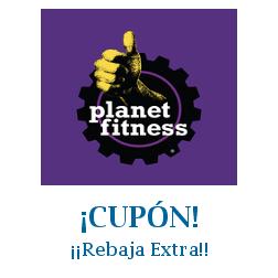 Logo de la tienda Planet Fitness con cupones de descuento