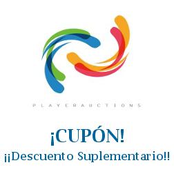 Logo de la tienda PlayerAuctions con cupones de descuento