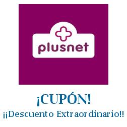 Logo de la tienda PlusNet con cupones de descuento