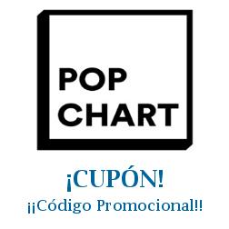 Logo de la tienda Pop Chart Lab con cupones de descuento