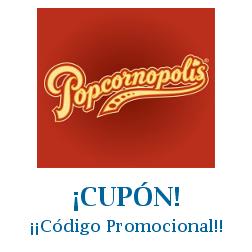 Logo de la tienda Popcornopolis con cupones de descuento