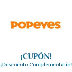 Logo de la tienda Popeyes con cupones de descuento