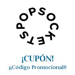 Logo de la tienda PopSockets con cupones de descuento