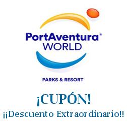 Logo de la tienda PortAventura con cupones de descuento