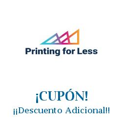 Logo de la tienda Printing For Less con cupones de descuento