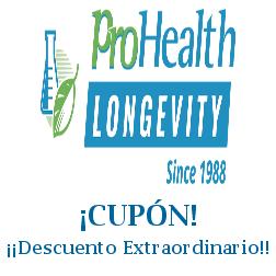 Logo de la tienda Pro Health con cupones de descuento