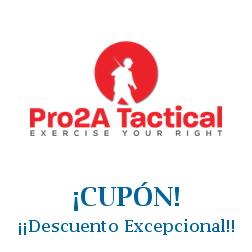 Logo de la tienda Pro2a Tactical con cupones de descuento