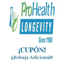 Logo de la tienda ProHealth con cupones de descuento