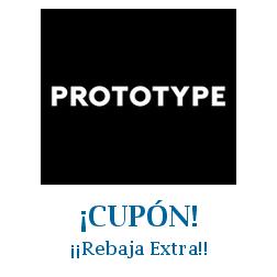 Logo de la tienda Prototype con cupones de descuento