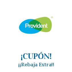 Logo de la tienda Provident con cupones de descuento