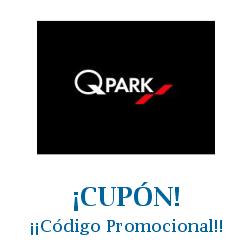 Logo de la tienda Q Park con cupones de descuento