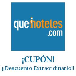 Logo de la tienda QueHoteles con cupones de descuento