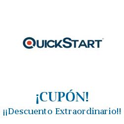 Logo de la tienda QuickStart con cupones de descuento