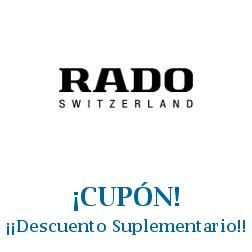 Logo de la tienda Rado con cupones de descuento