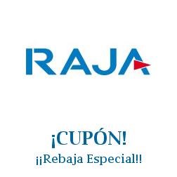 Logo de la tienda Rajapack con cupones de descuento