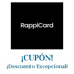 Logo de la tienda Rappi con cupones de descuento