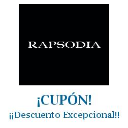 Logo de la tienda Rapsodia con cupones de descuento