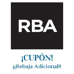 Logo de la tienda RBA con cupones de descuento