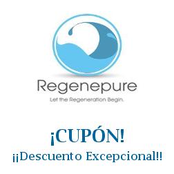 Logo de la tienda RegenePure con cupones de descuento