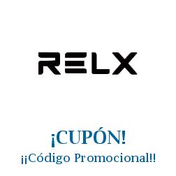 Logo de la tienda Relx con cupones de descuento