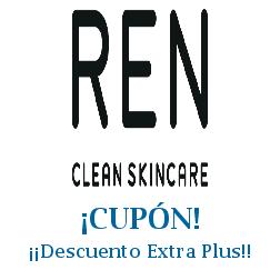 Logo de la tienda Ren Skincare con cupones de descuento