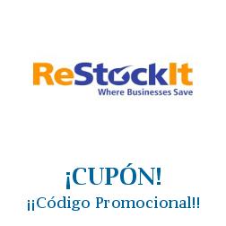 Logo de la tienda ReStockIt con cupones de descuento