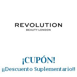 Logo de la tienda Revolution Beauty con cupones de descuento