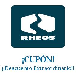 Logo de la tienda Rheos con cupones de descuento