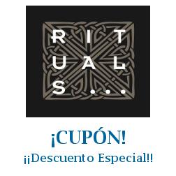 Logo de la tienda Rituals cosmeticos con cupones de descuento