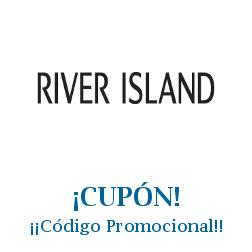 Logo de la tienda River Island con cupones de descuento