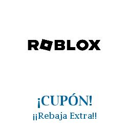 Logo de la tienda ROBLOX con cupones de descuento