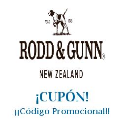 Logo de la tienda Rodd and Gunn con cupones de descuento