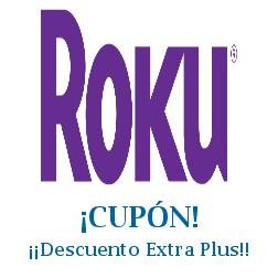 Logo de la tienda Roku con cupones de descuento