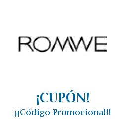 Logo de la tienda Romwe con cupones de descuento