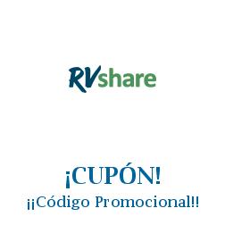 Logo de la tienda RV Share con cupones de descuento