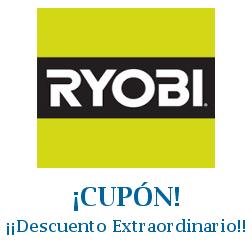 Logo de la tienda Ryobi con cupones de descuento