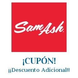 Logo de la tienda SamAsh con cupones de descuento