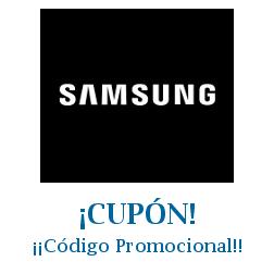 Logo de la tienda Samsung con cupones de descuento